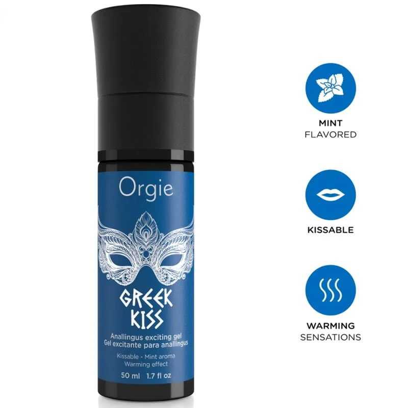 Greek kiss gel stimulant pour analingus menthe 50 ml