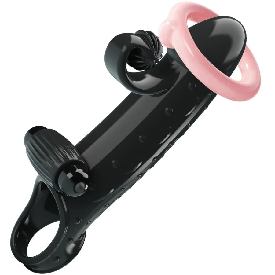Zwarte trillende penis sleeve