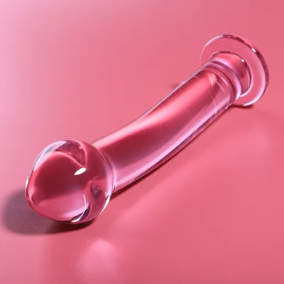 Modell 11 dildo borosilikatglas rosa 16 cm -o- 3 cm