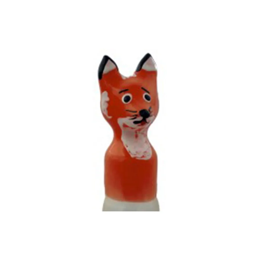 Préservatifs fantaisie peints à la main fox brown XL