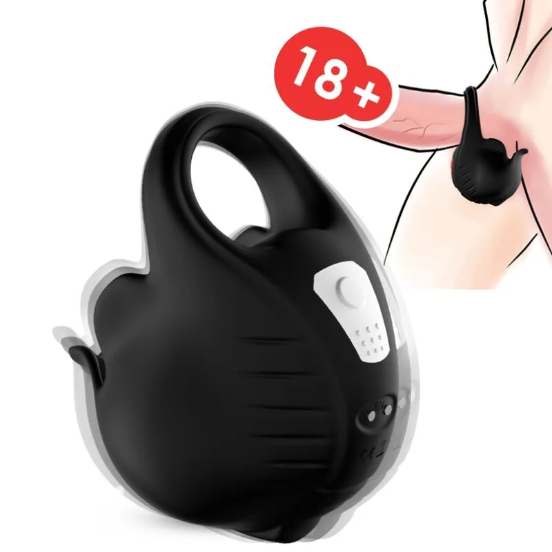Armony - anneau vibrateur ventouses noir