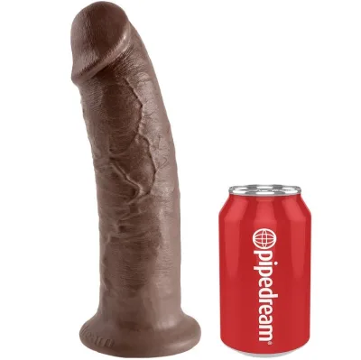 10 dildo marrone 25.4 cm