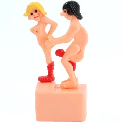 Joke dolls sexual position from behind with string