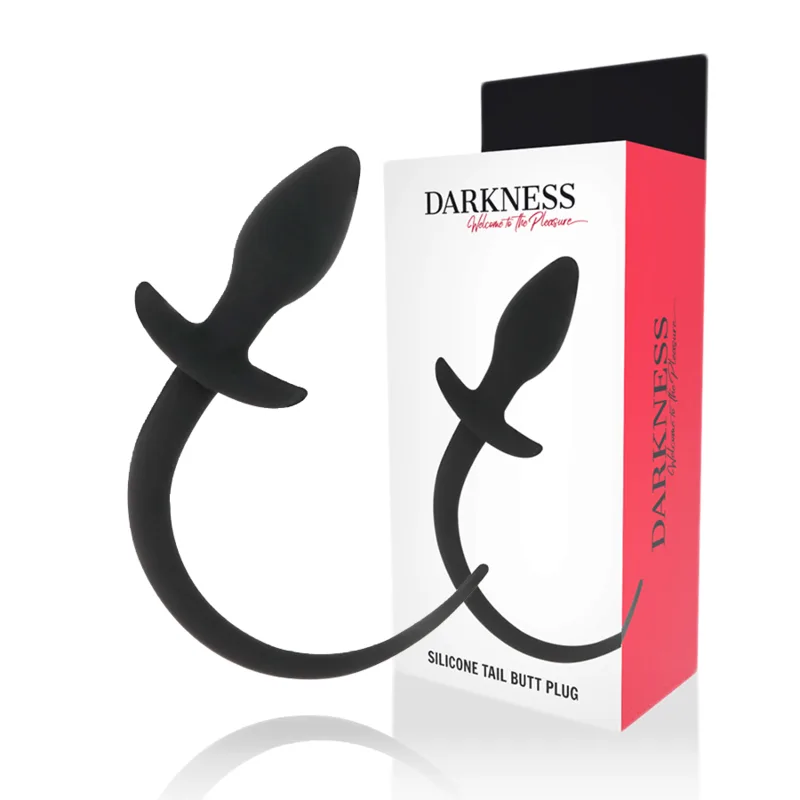 Darkness - plug anal 28 cm silicone noir