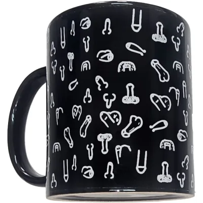 Penisbecher schwarz 370 ml