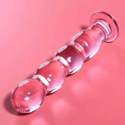 Modell 10 dildo borosilikatglas rosa 16.5 cm -o- 3.5 cm
