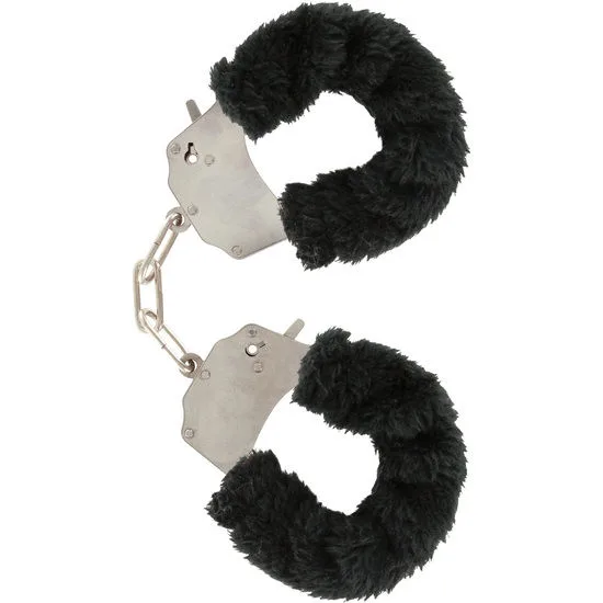 Manchettes furry fun bondage noir