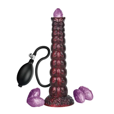 Voidclaw brute tweekleurige opblaasbare fantasie siliconen dildo 29 cm ø 5,7 cm