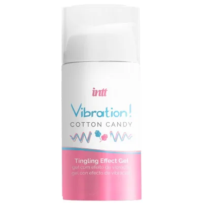 Intt - kraftvolles intimulations-zuckerwatte-flüssige vibrator-gel 15 ml