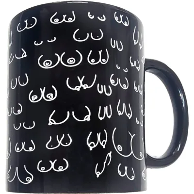 Tittenbecher schwarz 370 ml
