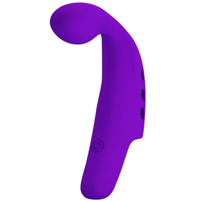 Pretty love - gorgon purple wiederaufladbarer fingervibrator