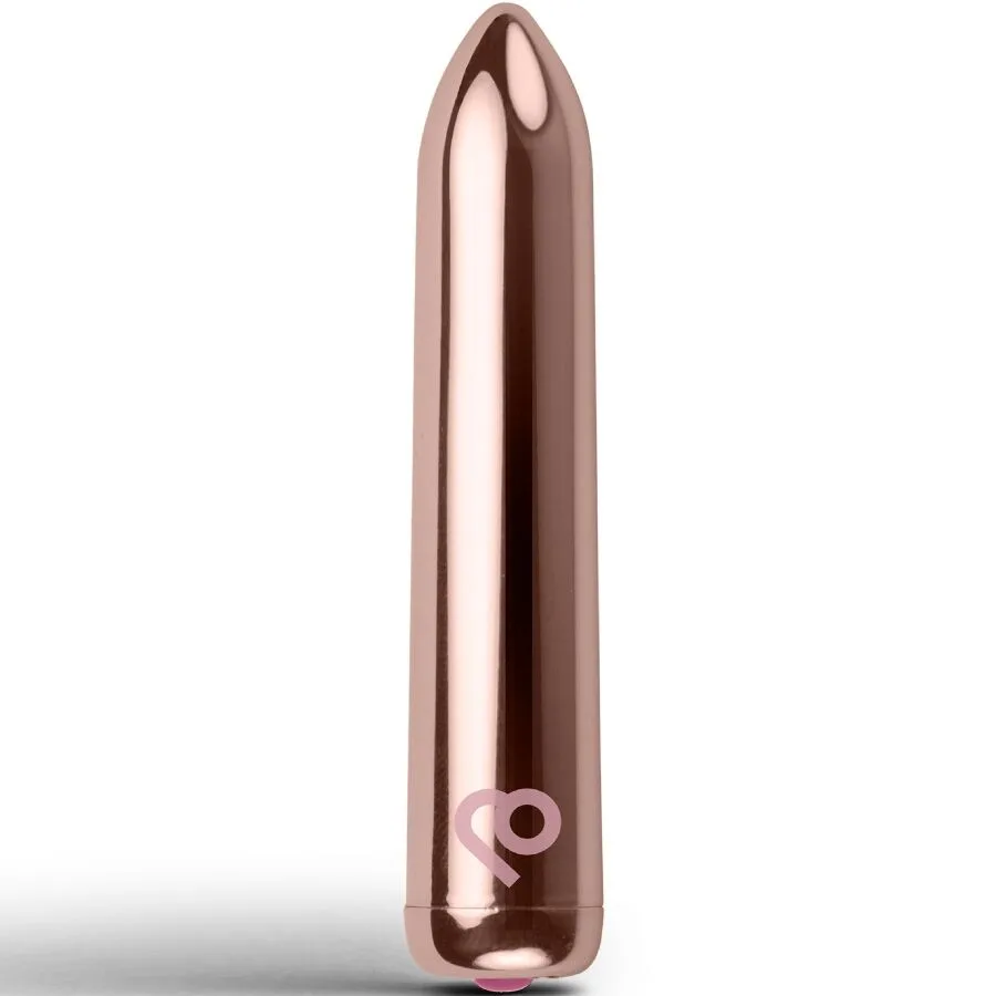 Balle vibrante rechargeable rose dorée