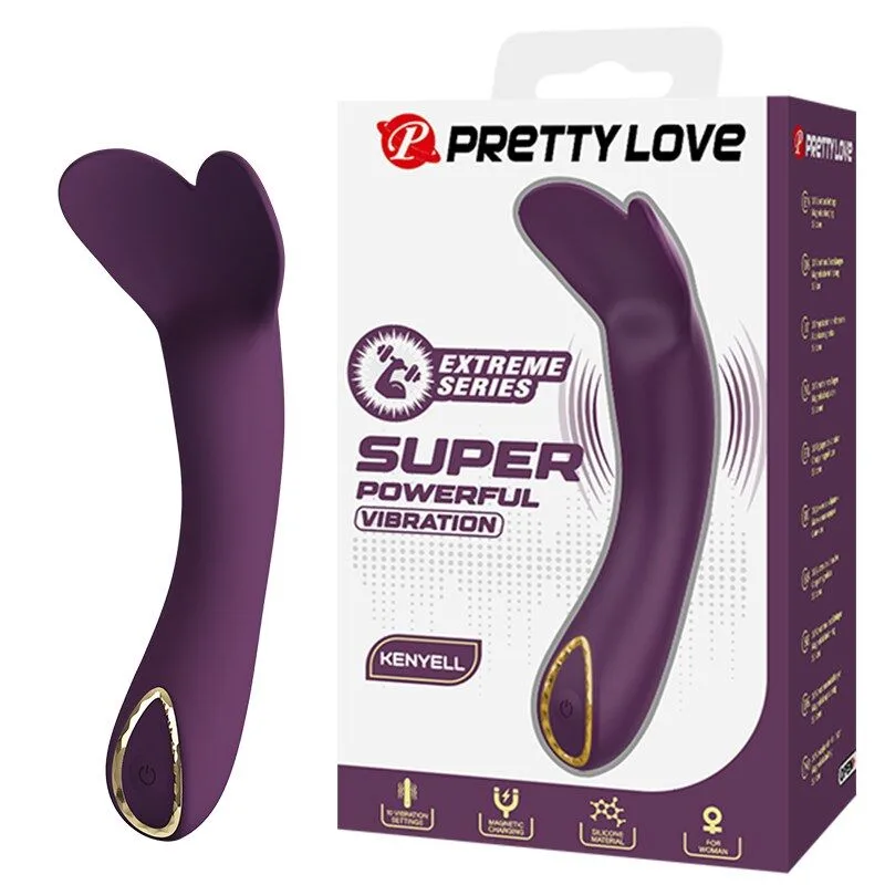 Pretty love - vibrateur rechargeable kenyell 10 fonctions violet