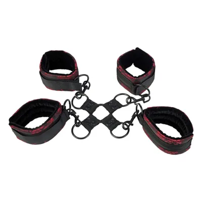 Scandal handcuffs hog tie