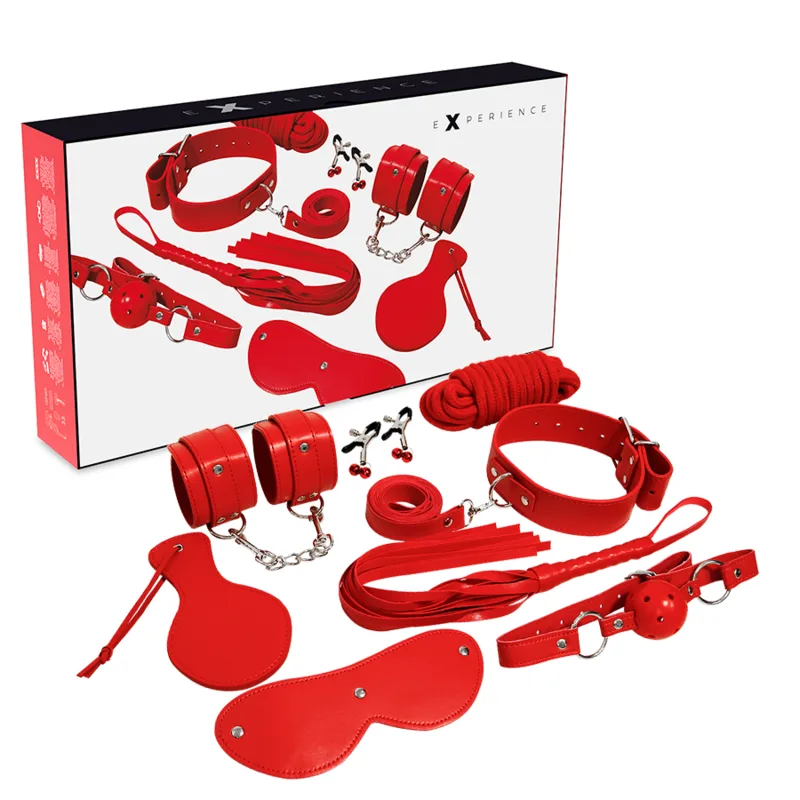 Kit fétiche BDSM série rouge