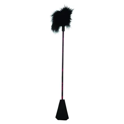 Scandal black feather whip
