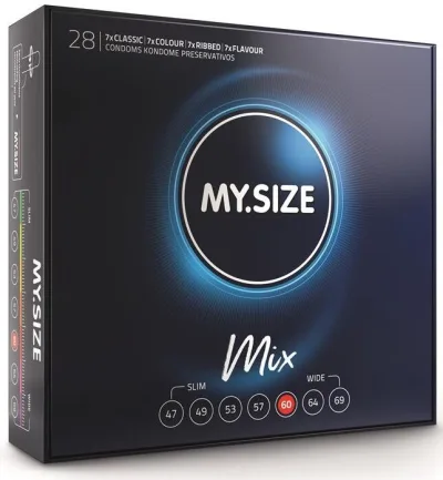 My size - mix condoms 60 mm 28 units
