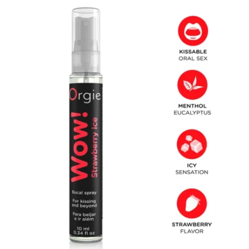 Wow! spray buccal glacé à la fraise 10 ml