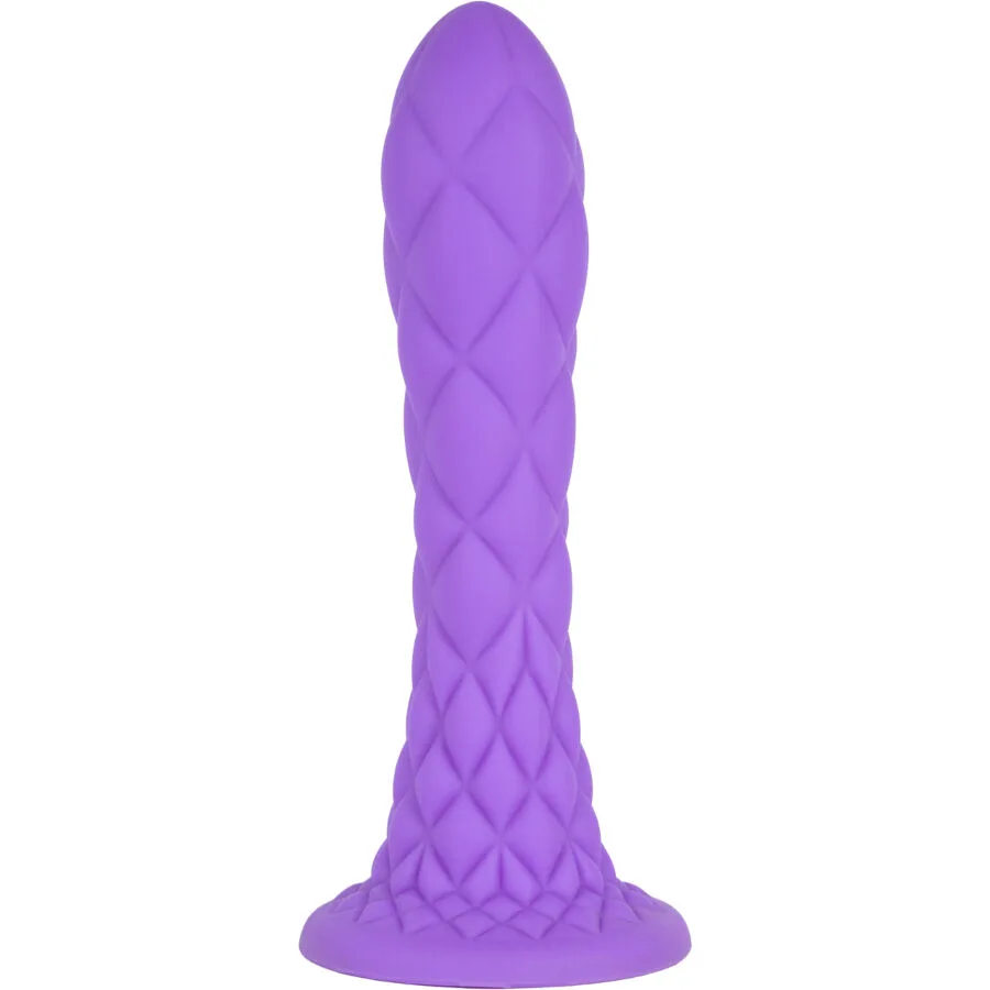 Dildo da sogno fantasy silicone liquido termoreattivo viola 18,5 cm