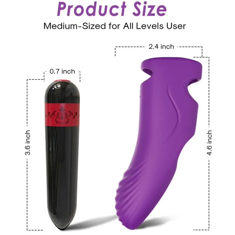 Armony - aurora vibrator violette vingerhoed