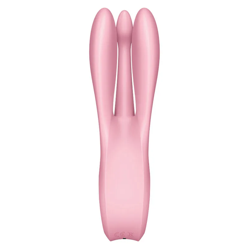 Satisfyer - vibrateur threesome 1 rose