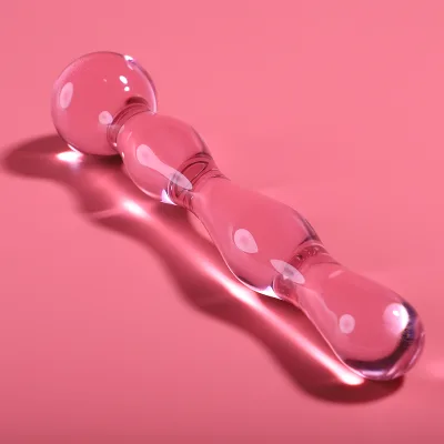 Modelo 13 dildo cristal rosa 18 cm -o- 3.5 cm
