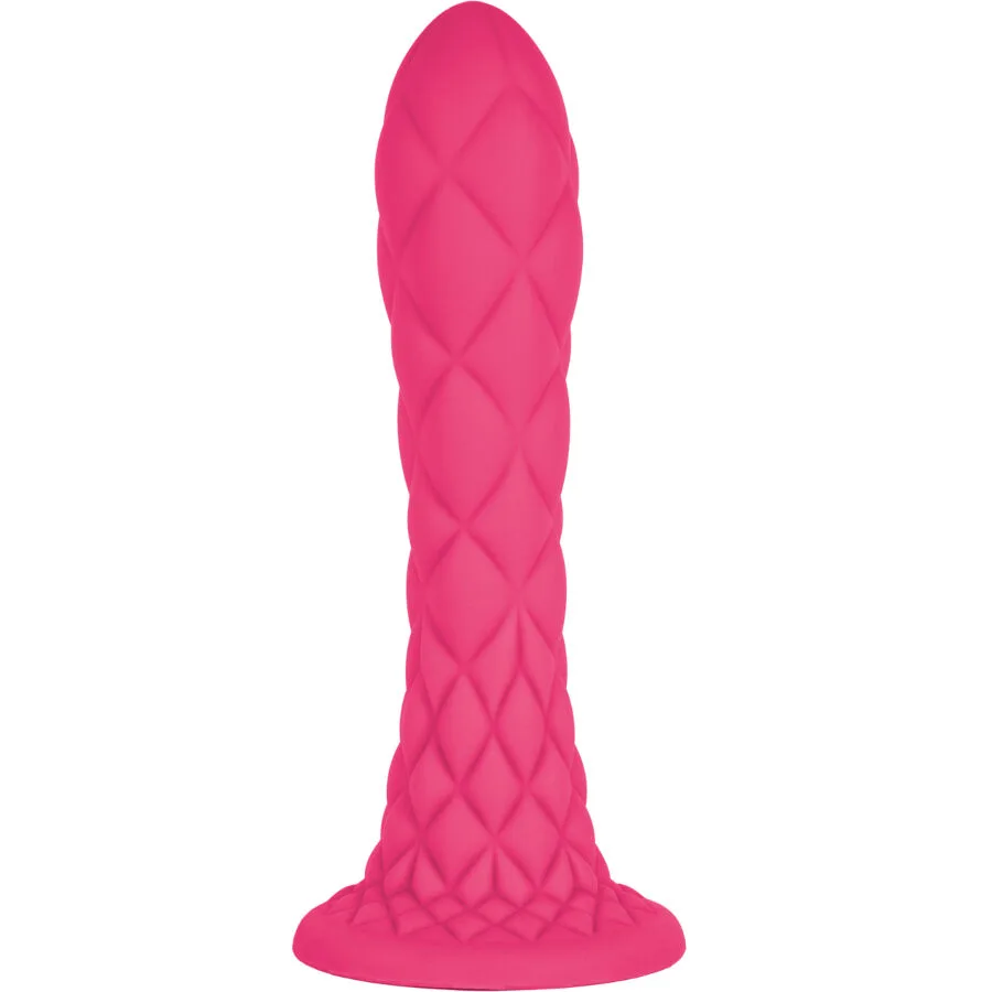 Dreamy dildo fantasy flüssigsilikon thermoreaktiv fuchsia 18,5 cm