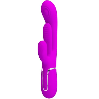 Pretty love - shania triple rabbit vibrator multifunktions-rosa