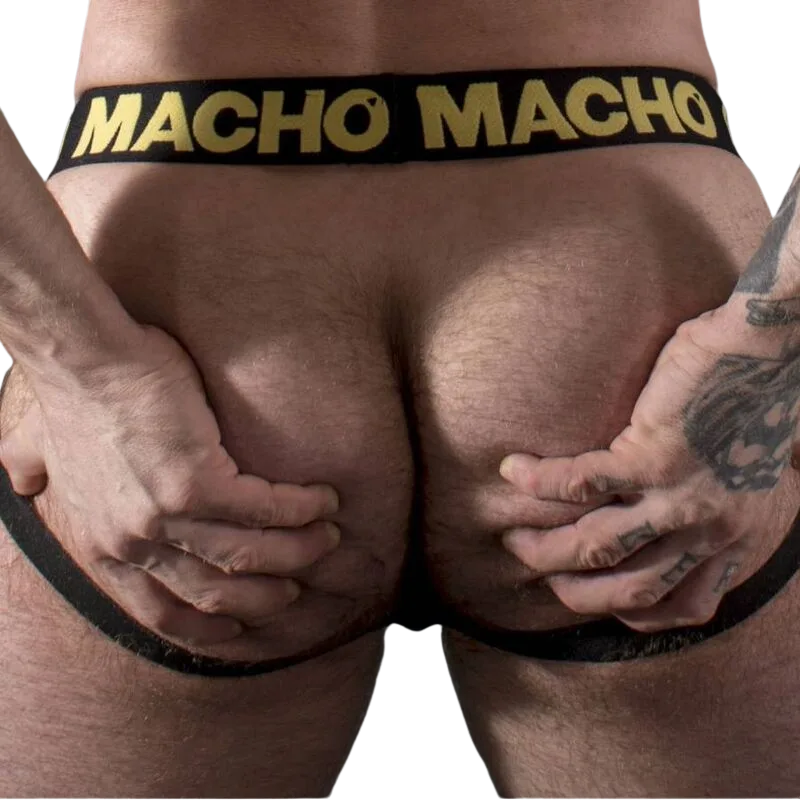 Macho - MX25AC jock cuir jaune L