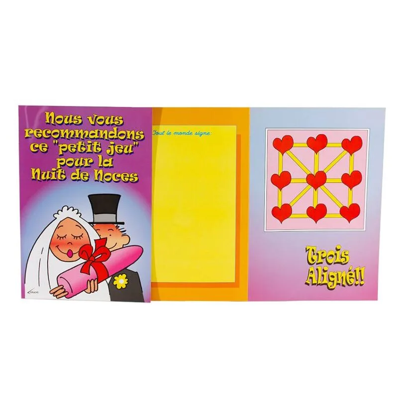 Femarvi - hochzeitsnachtkarte /FR