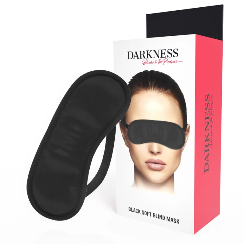 Darkness - masque noir droit