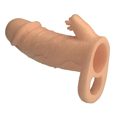 Pretty love - manchon D'EXTENSION pénienne roderic 13 cm ø 3,8 cm naturel