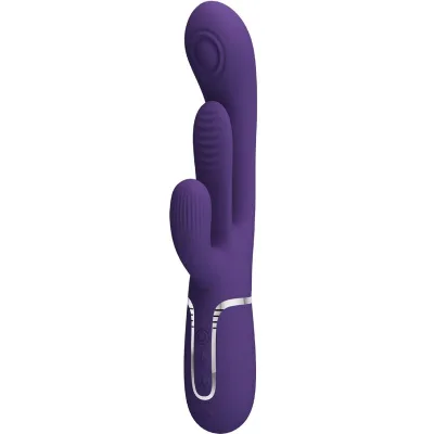 Pretty love - shania triple rabbit vibrator multifunktions-lila