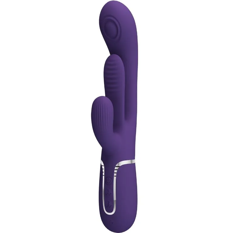 Pretty love - shania triple rabbit vibrateur multifonction violet