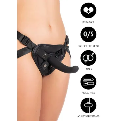 Harnais de soutien dorsal réglable inferno noir