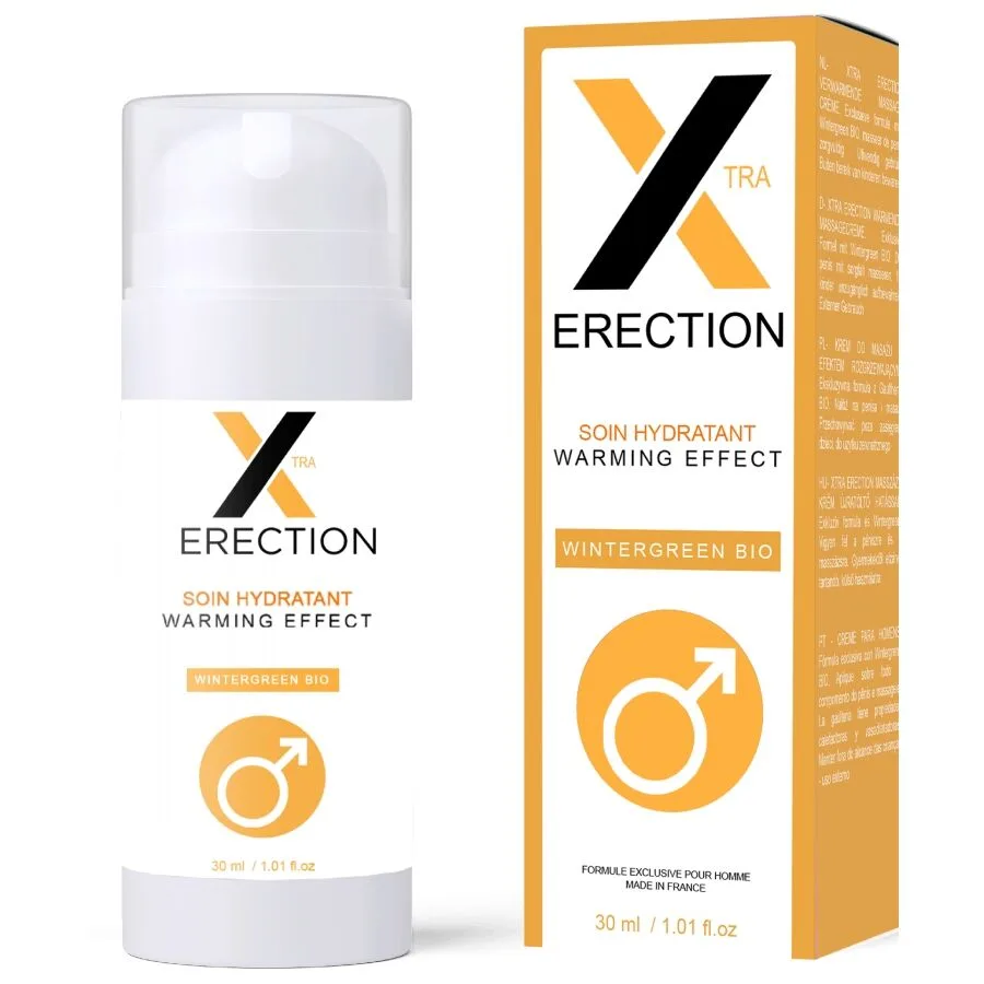 X erection crème érection effet chauffant 30 ml