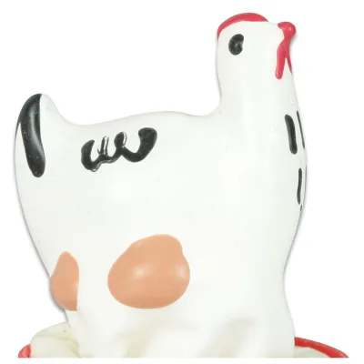 Handbemalte neuheitskondome hühnchen weiss