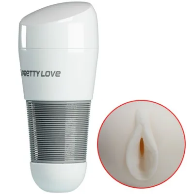 Pretty love - masturbatore vagina bianco kitty