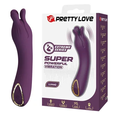 Pretty love - vibrateur rechargeable lunao 10 fonctions violet