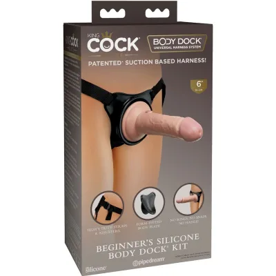 Elite harnais réglable avec gode 15.2 cm pour débutants