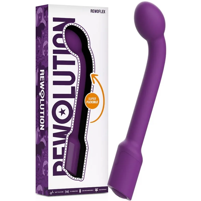 Rewoflex vibrateur stimulateur de point g flexible