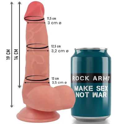 Rockarmy - flüssigsilikonfuchs 19 cm -o- 3,2 cm