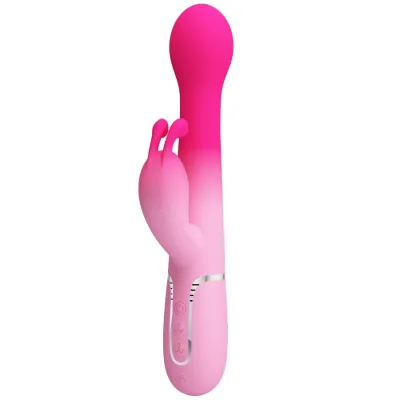 Pretty love - dejon 3 in 1 multifunktions-rabbit-vibrator rosa
