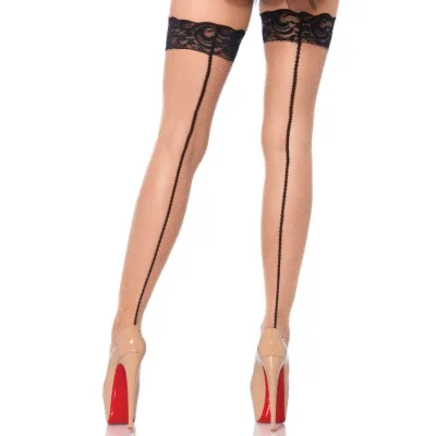Leg avenue - backseam fishnet stay ups