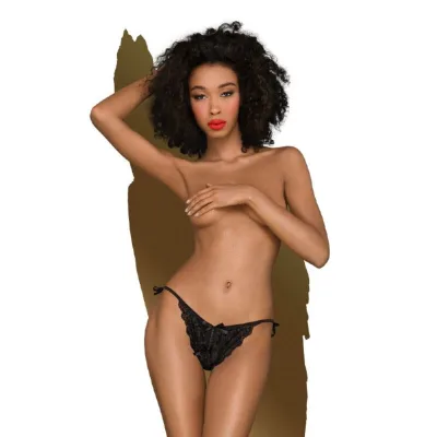 Penthouse - Trop sexy pour être vrai : string noir L/XL