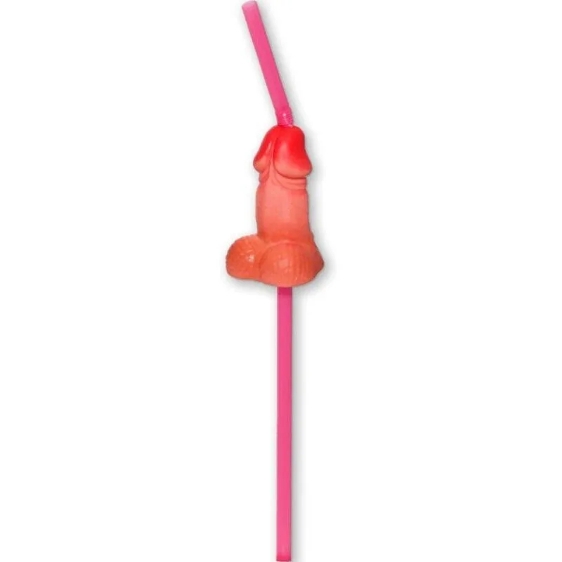 Sachet de 5 pailles naturelles gros pénis
