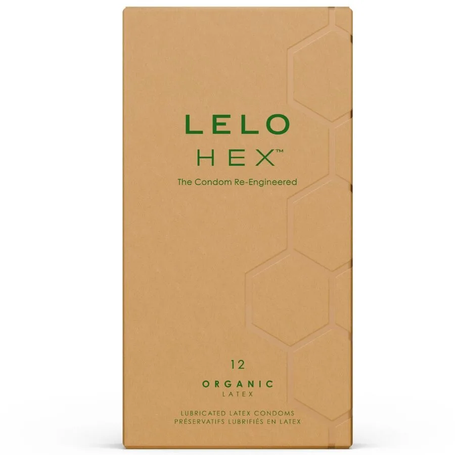 Hex boîte de préservatifs biologiques 12 unités