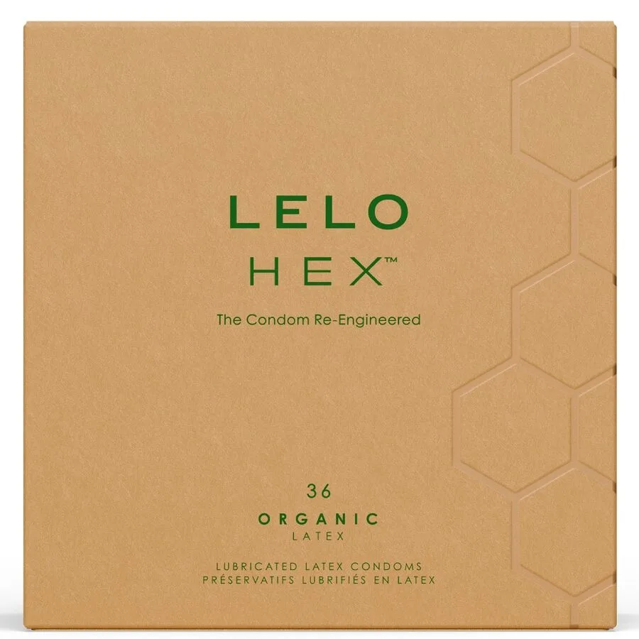 Hex boîte de préservatifs biologiques 36 unités