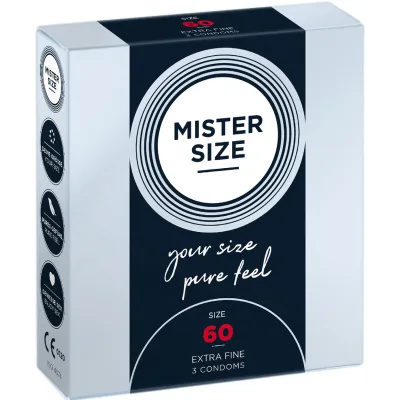 Préservatif taille XL 60 mm (3 unités)