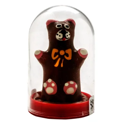 Handbeschilderde nieuwigheid condooms teddybeer